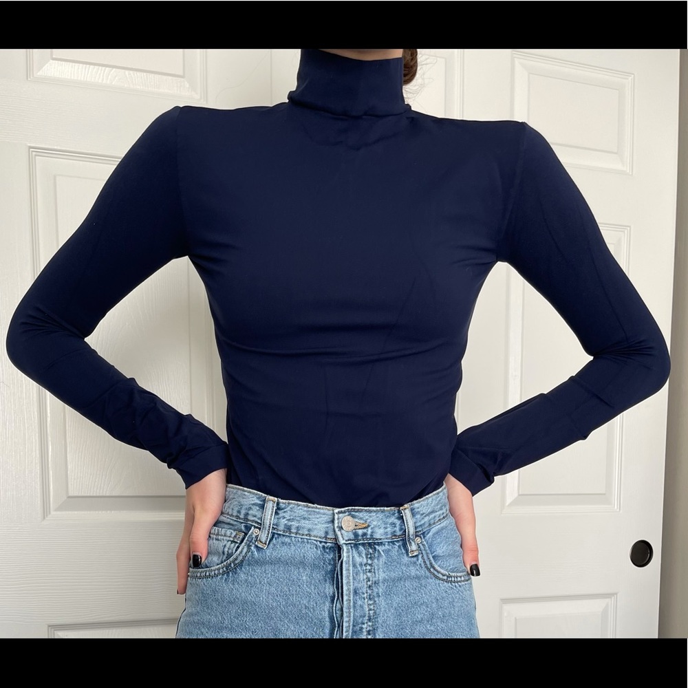 Turtleneck bodysuit